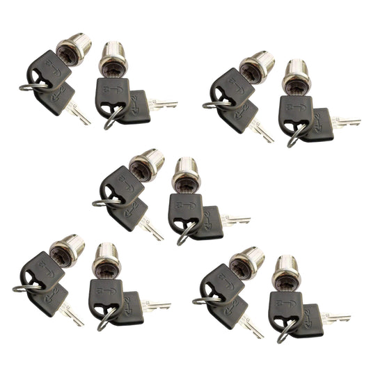 Replacement keys for Mecolor Lockers, CL-2 Key Lock, 10 pieces