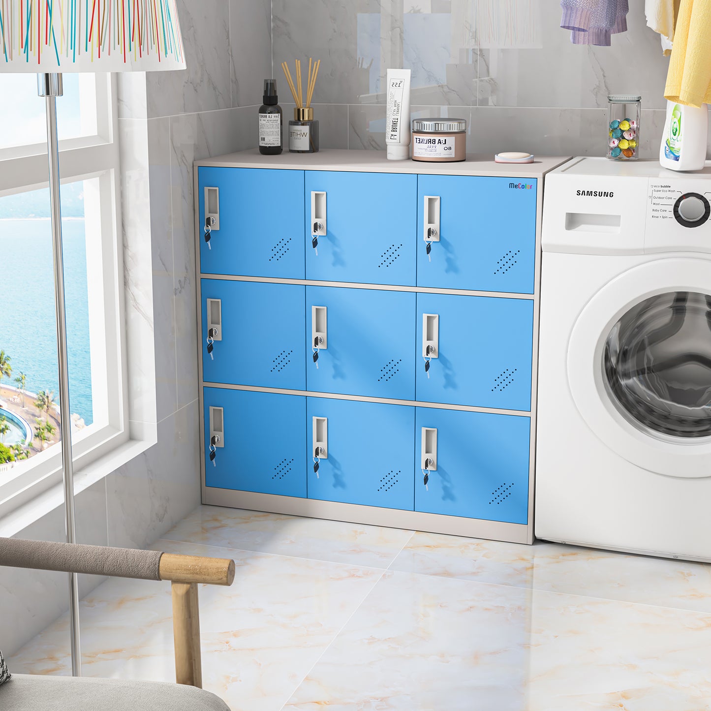 Steel school storage lockers half height small metal lockers for kids dormitory kindergarten
