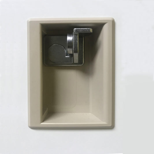 Locker lock latch, replacement lock for mecolor lockers, white lock latch
