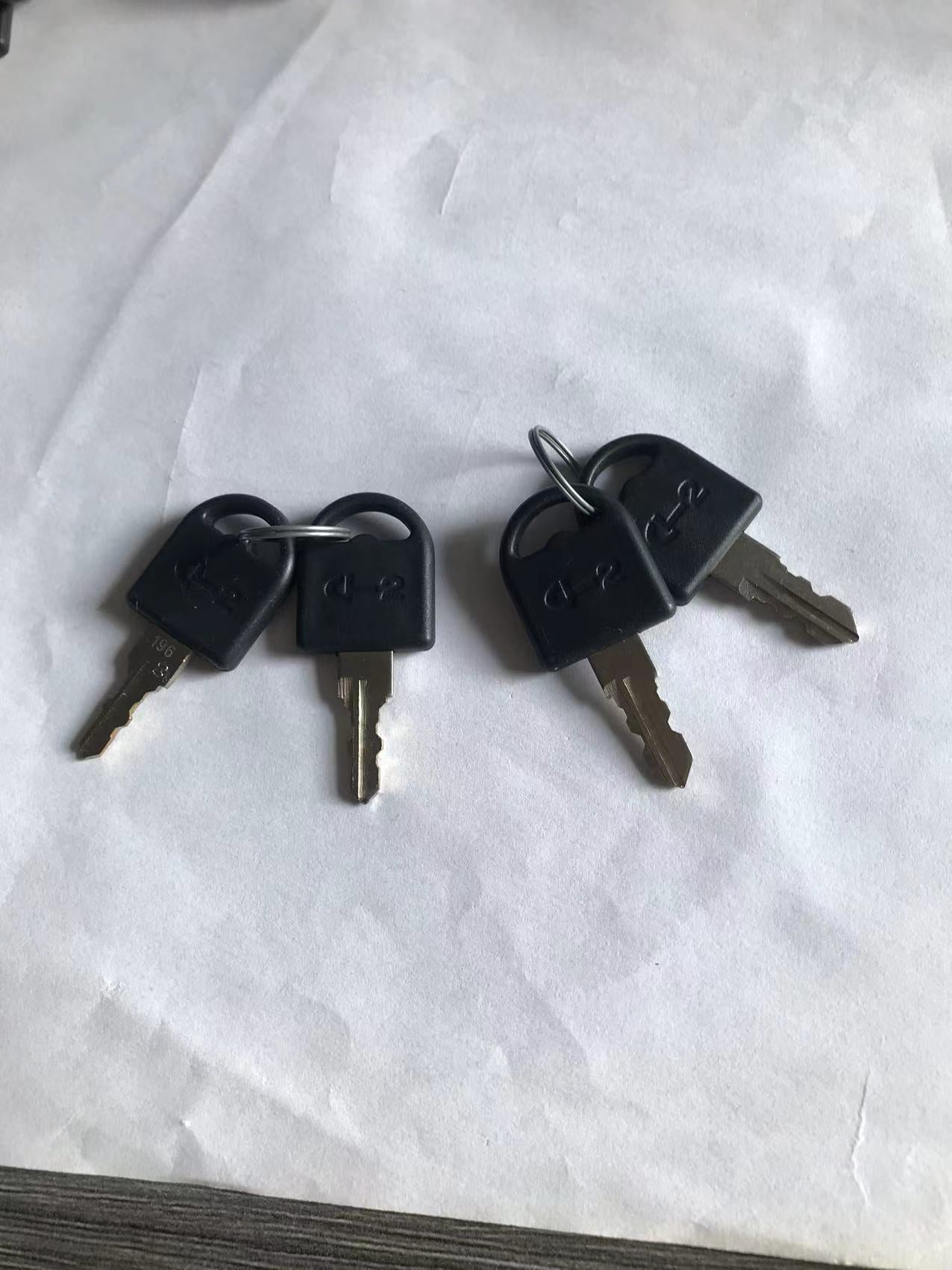Replacement keys for Mecolor Lockers, CL-2 Key Lock, 10 pieces