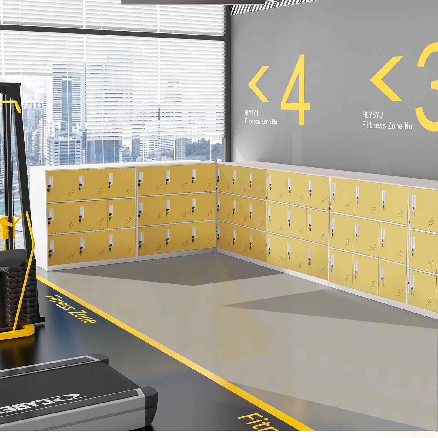 storage locker for employees