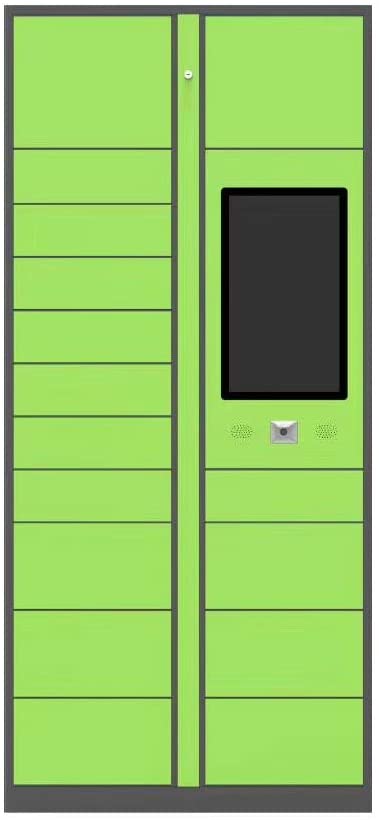MeColor parcel delivery intelligent controller smart locker for courier and receiver office building use (Main Locker)