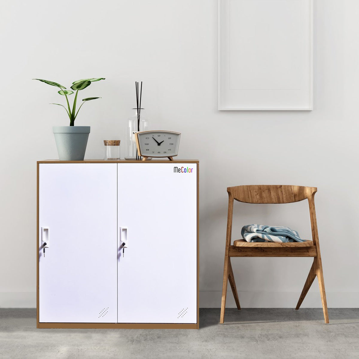 Product Spotlight: Inside the Mecolor 2-Door Metal Storage Armoire