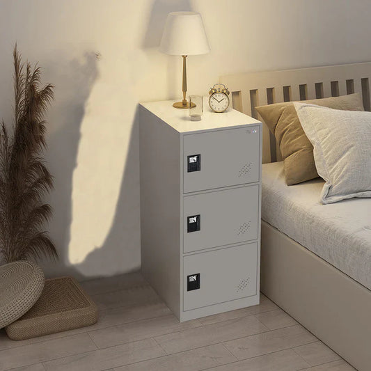 Mecolor 3-Door Steel Cabinet: Where Security Meets Style.