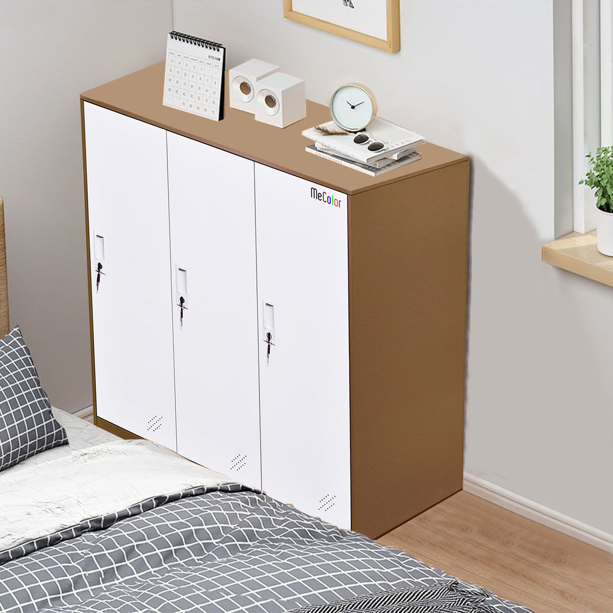 5 Smart Ways to Use a 3-Door Metal Locker Cabinet: Office, Gym, School & Garage