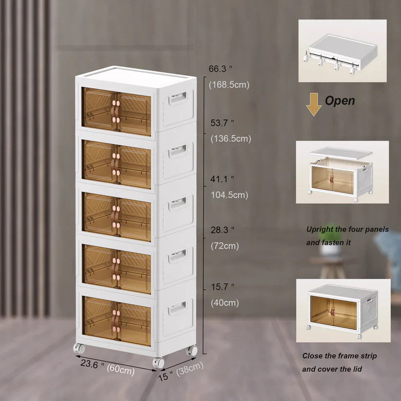 Organize clutter in minutes: The ultimate multi-layer folding storage box