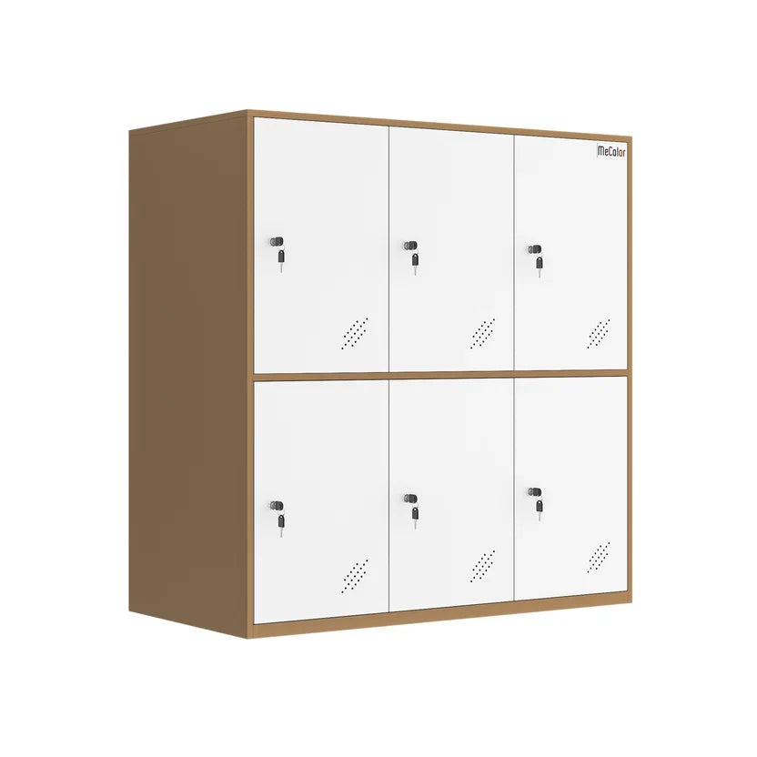 In Stock at a U.S. Warehouse, Ships Free: The 6-Door Locking Storage Cabinet You Don't Have to Wait Weeks For