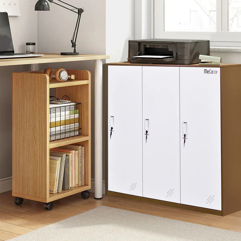 No Closet in Your Apartment? This 3-Door Wardrobe Cabinet Basically Builds You One