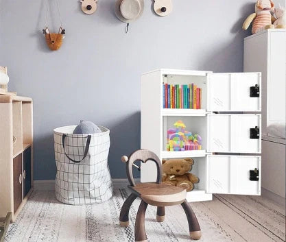 Small Metal Storage Cabinet for Garage, Home Office & Entryway: A Practical Organization Solution