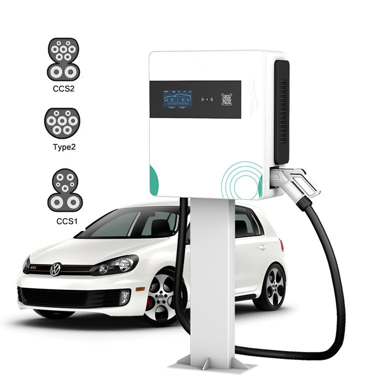 Chargeur rapide 20kw 30kw 50kw 40kw niveau 2 Colonne murale intelligente pour voiture Super borne de recharge CC pour VE avec RFID 4G pour usage commercial