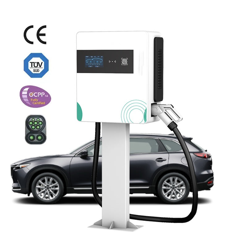 Chargeur rapide 20kw 30kw 50kw 40kw niveau 2 Colonne murale intelligente pour voiture Super borne de recharge CC pour VE avec RFID 4G pour usage commercial