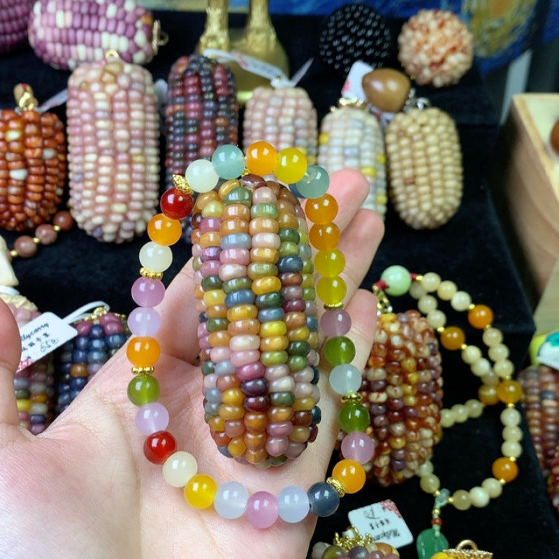 Jewel Corn DIY Charming Small Corn Ornament for Playful Fun