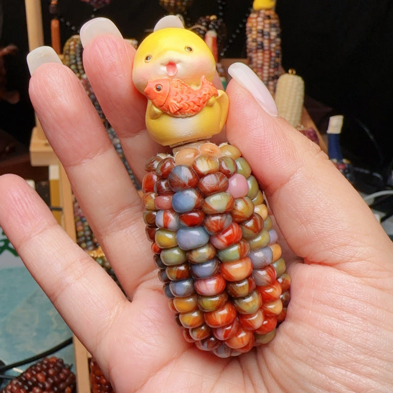 Jewel Corn DIY Charming Small Corn Ornament for Playful Fun