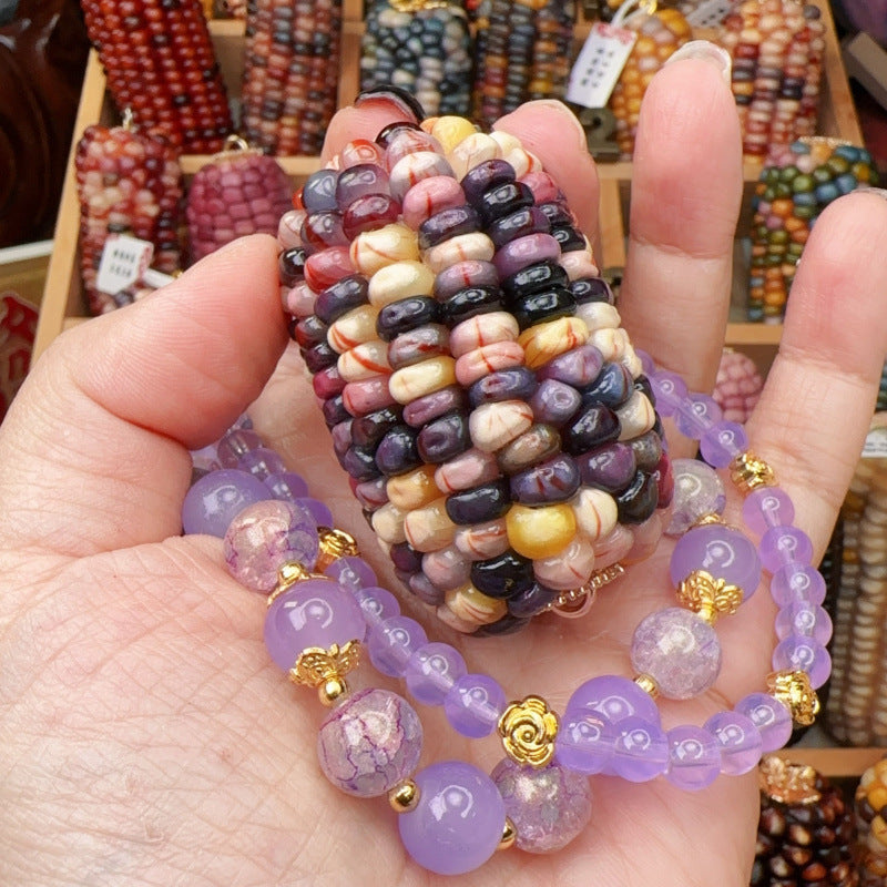 Jewel Corn DIY Charming Small Corn Ornament for Playful Fun