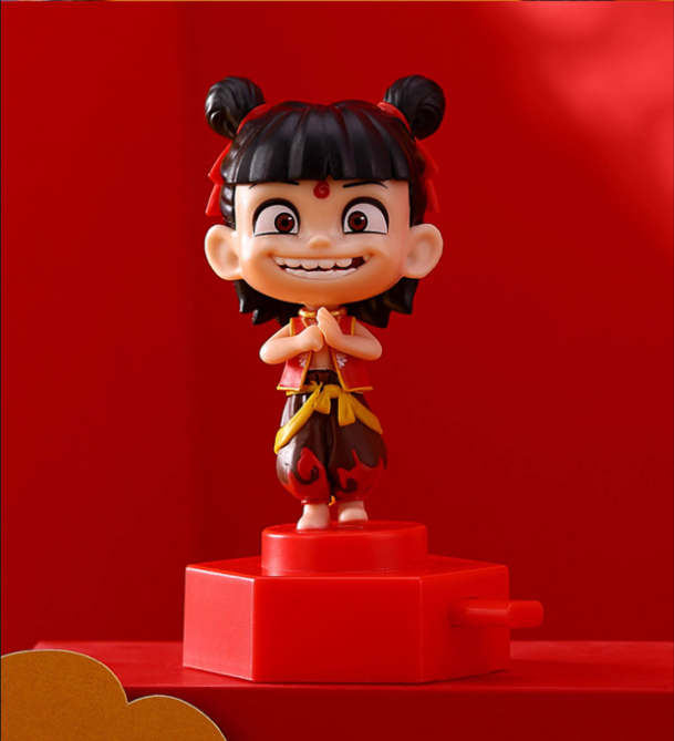 NEZHA2 The Demon Child's Havoc in the Sea  cute cartoon keychain pendant bag pendant gift doll