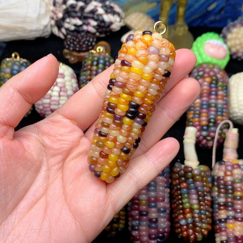 Jewel Corn DIY Charming Small Corn Ornament for Playful Fun