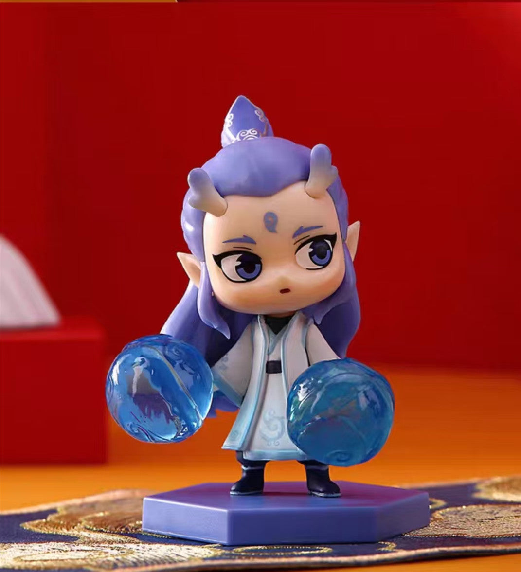 NEZHA2 The Demon Child's Havoc in the Sea  cute cartoon keychain pendant bag pendant gift doll