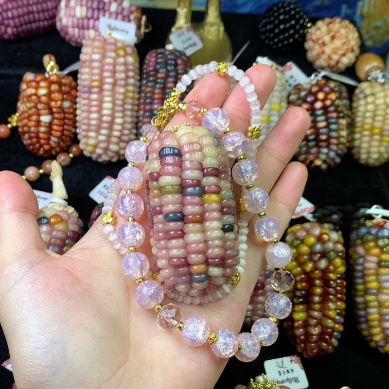 Jewel Corn DIY Charming Small Corn Ornament for Playful Fun