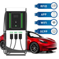 Station de recharge pour véhicules électriques de voiture électrique CC intelligente commerciale à 3 pistolets 40kW 80kW 120kW 240kW CCS2 Station de recharge rapide publique pour véhicules électriques