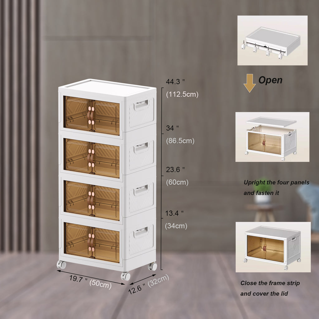 4 layer  bathroom cabinet