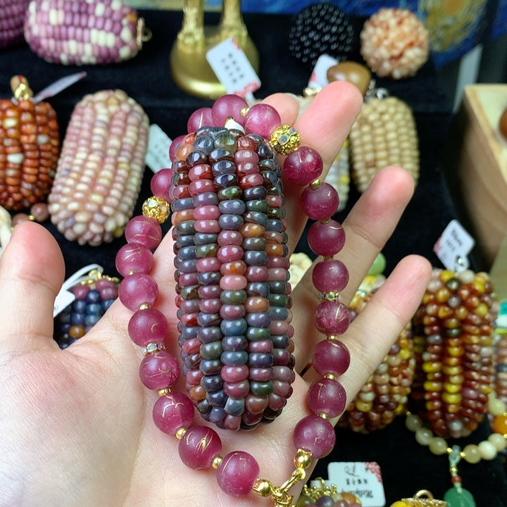 Jewel Corn DIY Charming Small Corn Ornament for Playful Fun