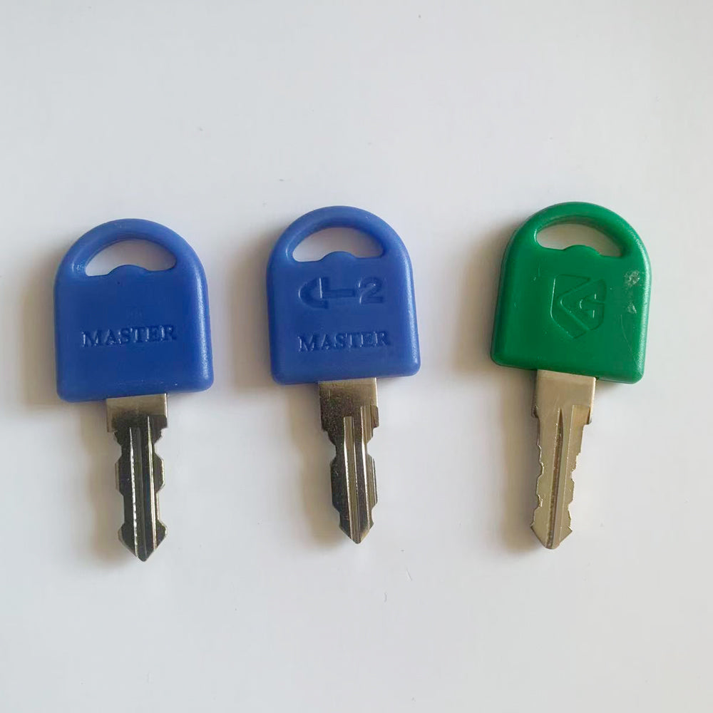 Master keys for 4 / 6/ 9-door mecolor locker (1 key each order