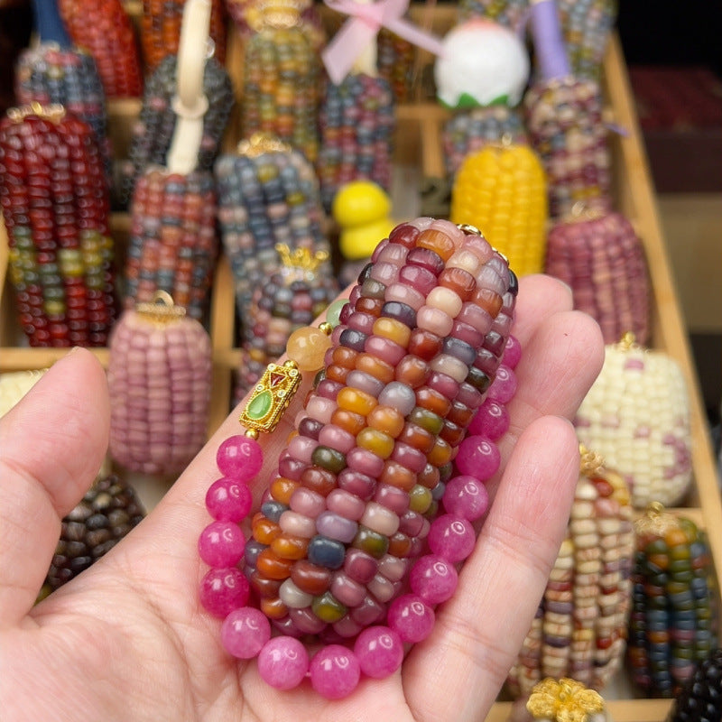 Jewel Corn DIY Charming Small Corn Ornament for Playful Fun