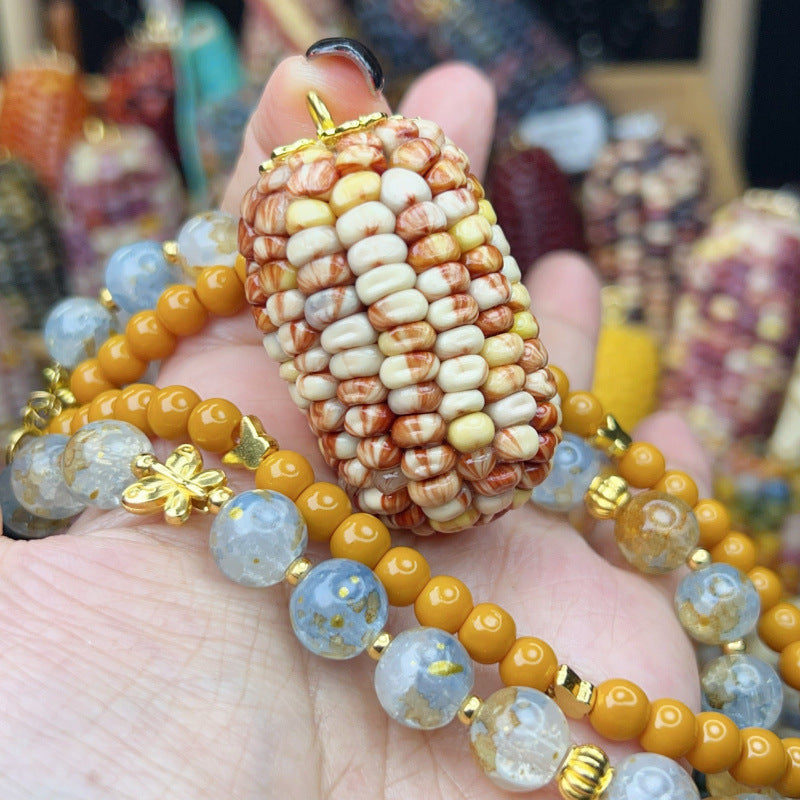 Jewel Corn DIY Charming Small Corn Ornament for Playful Fun