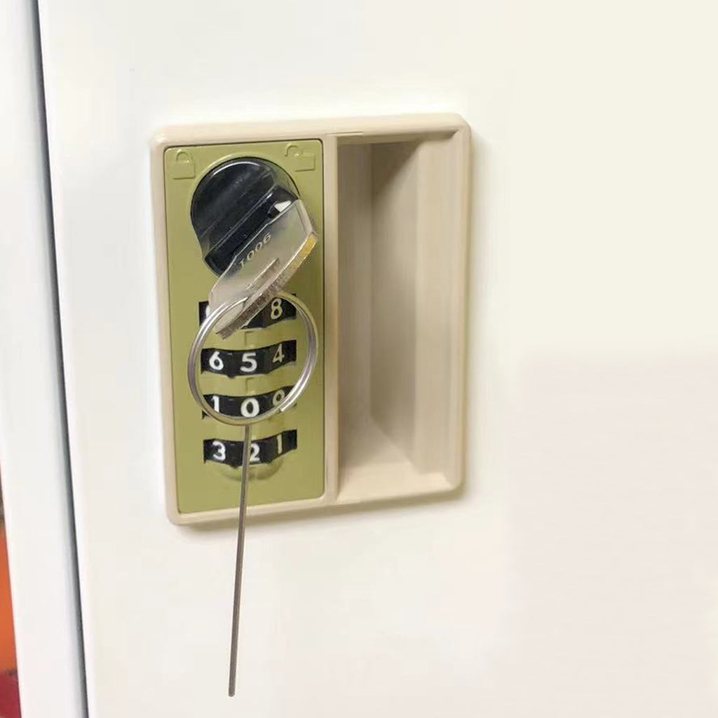Cerradura para casillero, cerradura para gabinete, cerraduras de repuesto para casilleros Mecolor