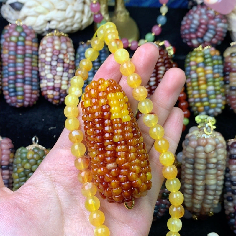 Jewel Corn DIY Charming Small Corn Ornament for Playful Fun