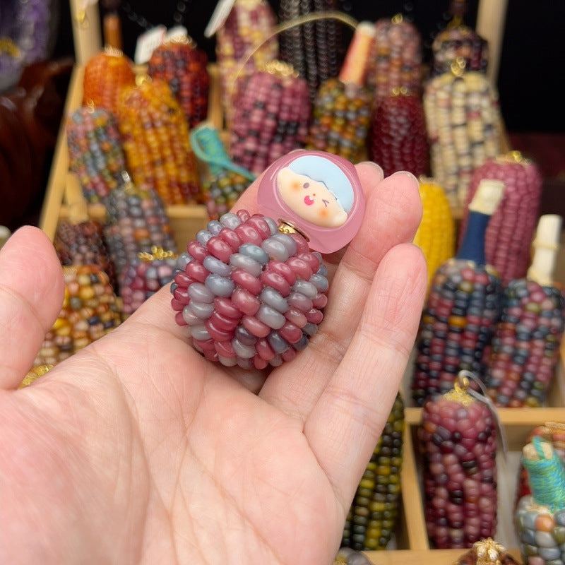 Jewel Corn DIY Charming Small Corn Ornament for Playful Fun