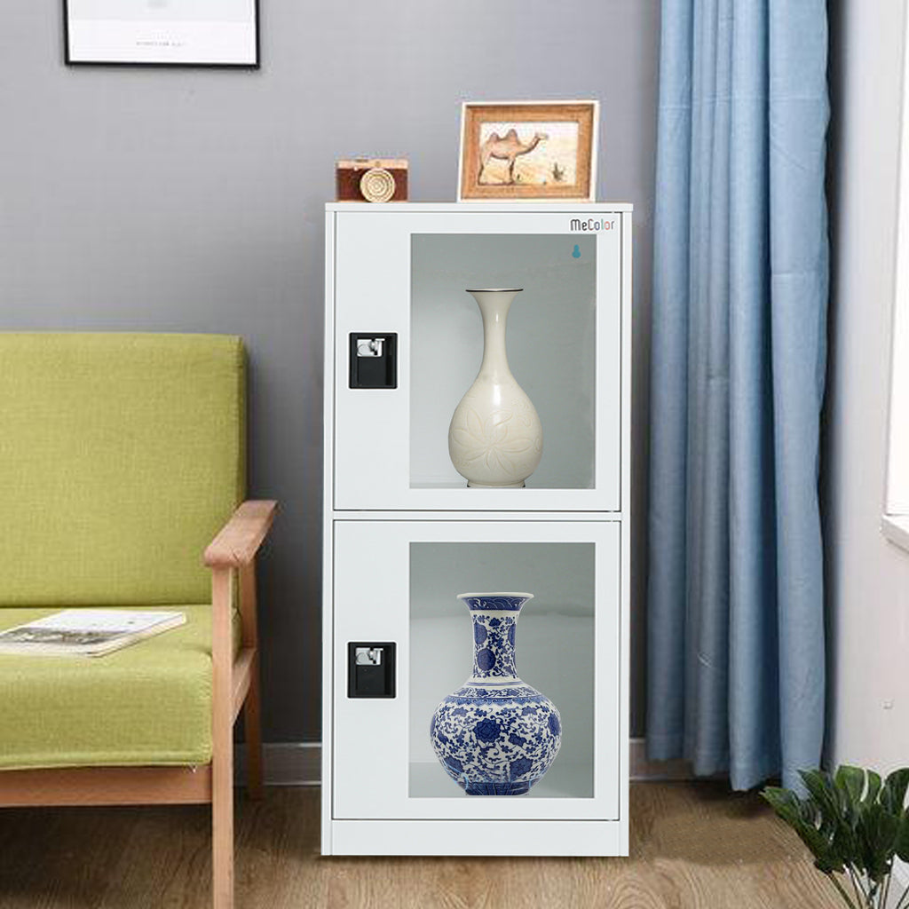 Gabinete de almacenamiento mecolor con cerradura, archivador con llave, gabinete de esquina para sala de estar, dormitorio o garaje