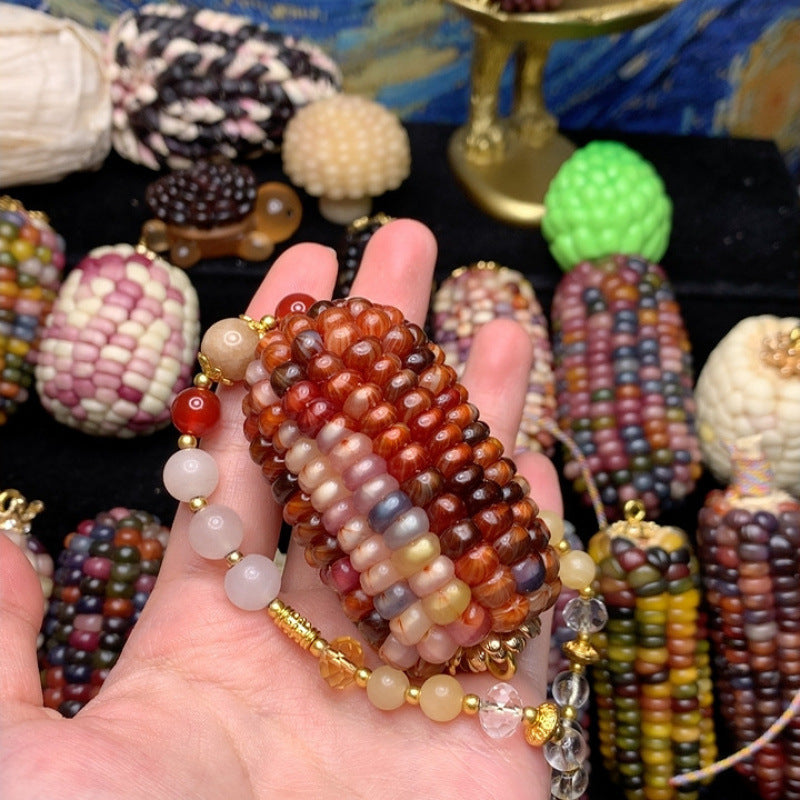 Jewel Corn DIY Charming Small Corn Ornament for Playful Fun