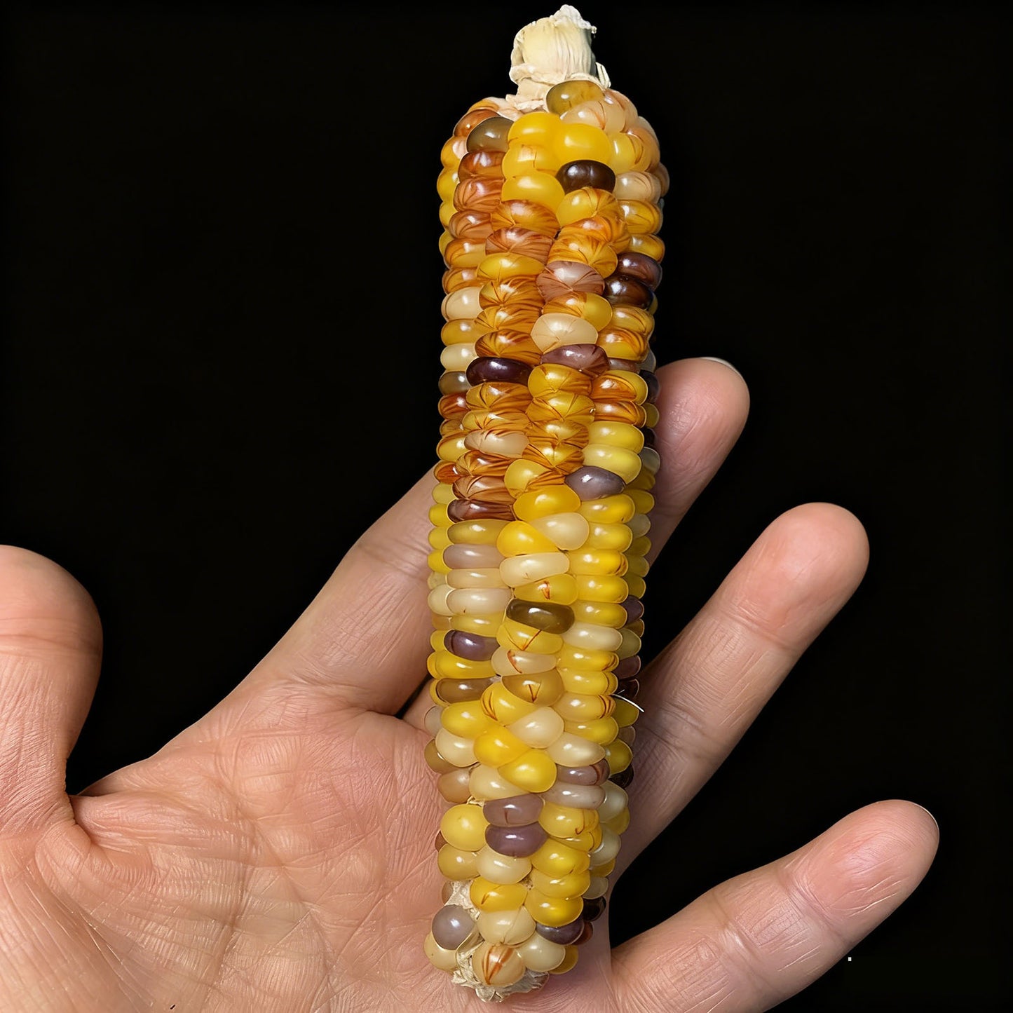 Natural Mini Corn Bodhi Mini Corn Ornament Corn Car Hanging Feng Shui Decoration Figurine