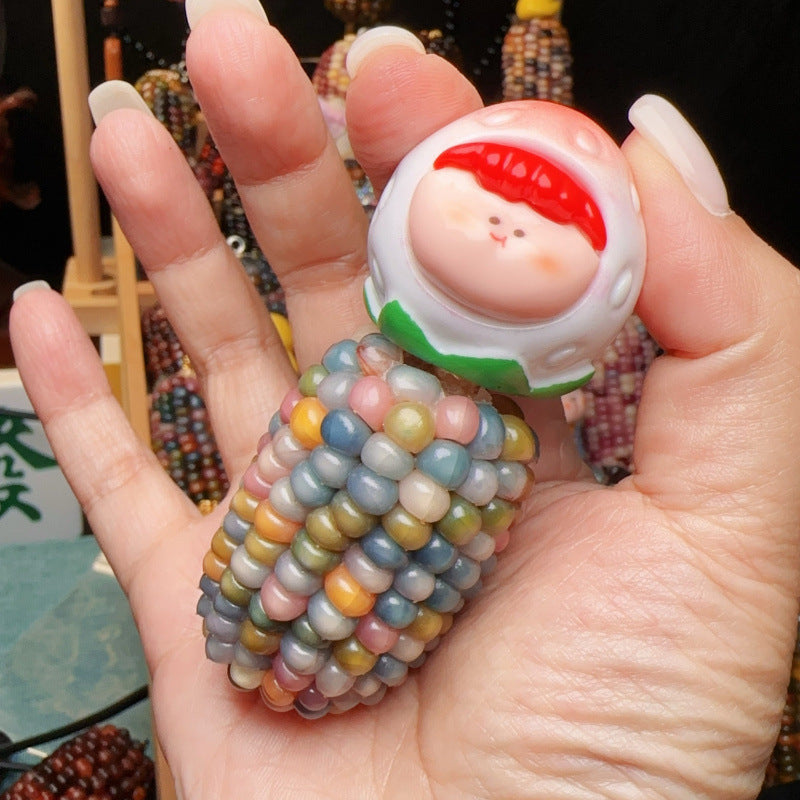 Jewel Corn DIY Charming Small Corn Ornament for Playful Fun