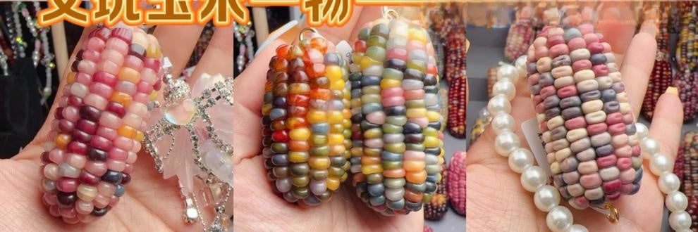 Jewel Corn DIY Charming Small Corn Ornament for Playful Fun