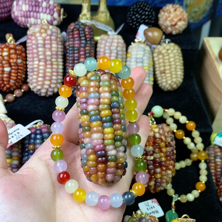 Jewel Corn DIY Charming Small Corn Ornament for Playful Fun
