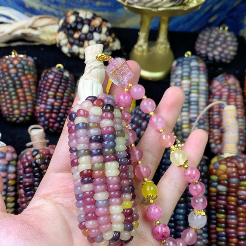 Jewel Corn DIY Charming Small Corn Ornament for Playful Fun
