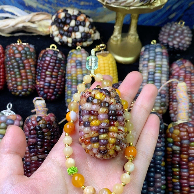 Jewel Corn DIY Charming Small Corn Ornament for Playful Fun