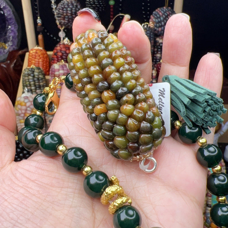 Jewel Corn DIY Charming Small Corn Ornament for Playful Fun
