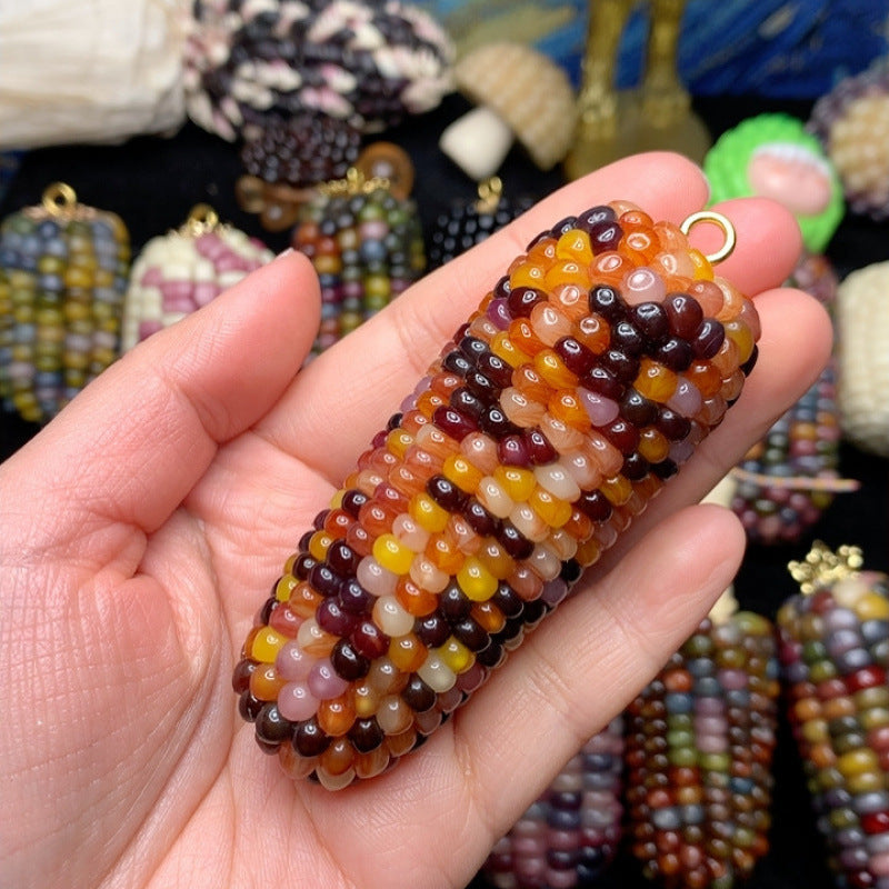 Jewel Corn DIY Charming Small Corn Ornament for Playful Fun