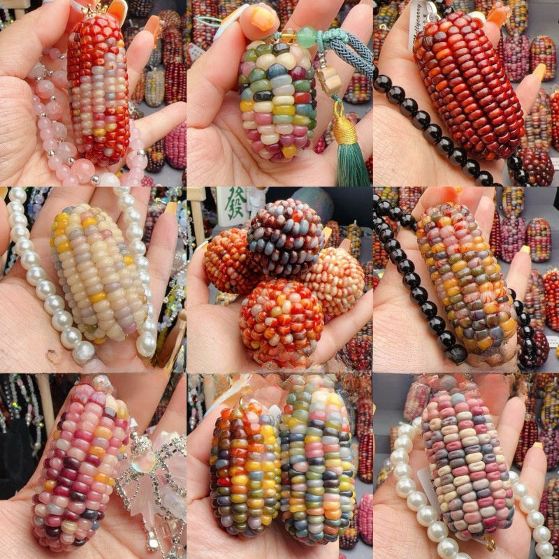 Jewel Corn DIY Charming Small Corn Ornament for Playful Fun