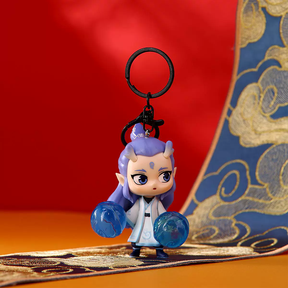 NEZHA2 The Demon Child's Havoc in the Sea  cute cartoon keychain pendant bag pendant gift doll