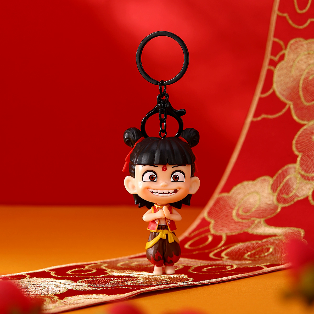 NEZHA2 The Demon Child's Havoc in the Sea  cute cartoon keychain pendant bag pendant gift doll