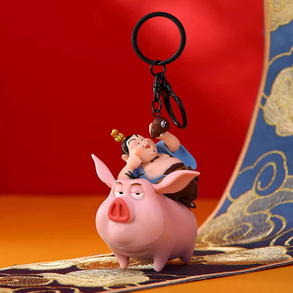 NEZHA2 The Demon Child's Havoc in the Sea  cute cartoon keychain pendant bag pendant gift doll
