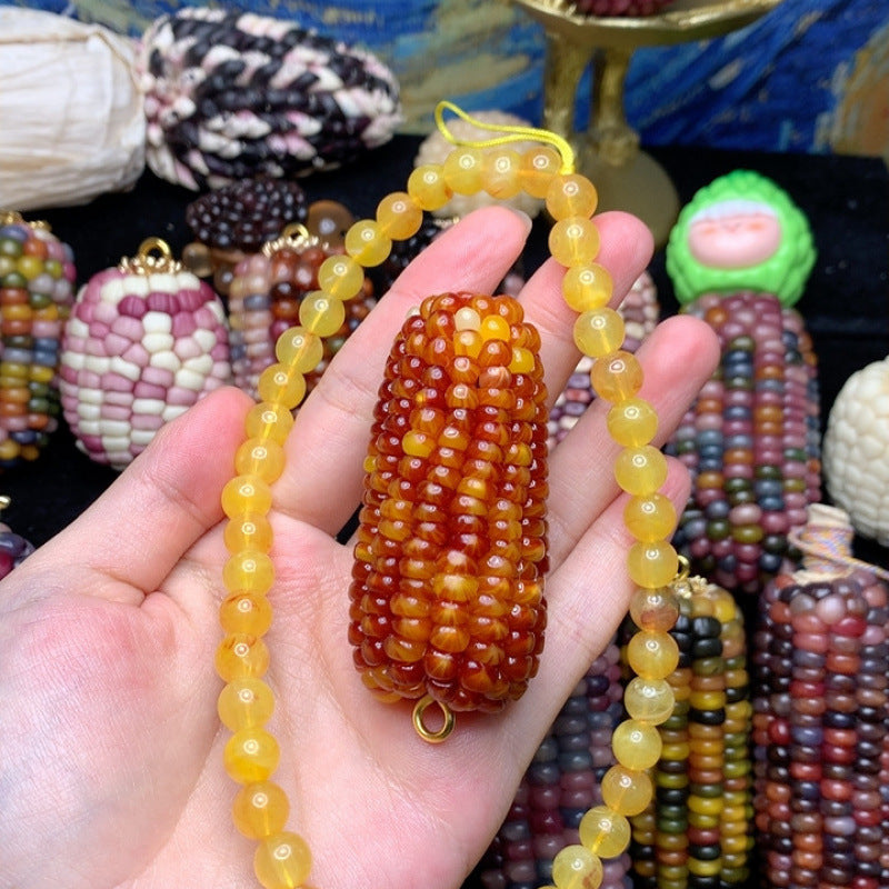 Jewel Corn DIY Charming Small Corn Ornament for Playful Fun