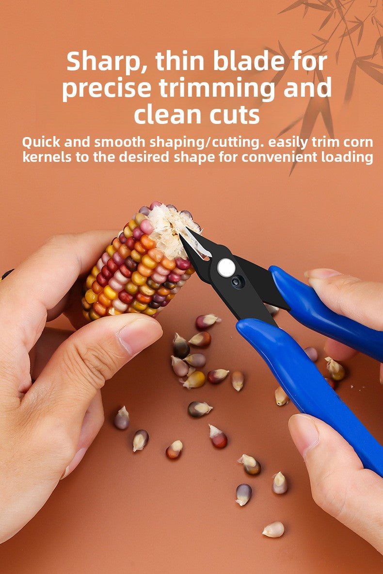 Corn Tool Kit Model Corn Flower Holder Accessories DIY Set Grain Shaping Knife+grinder