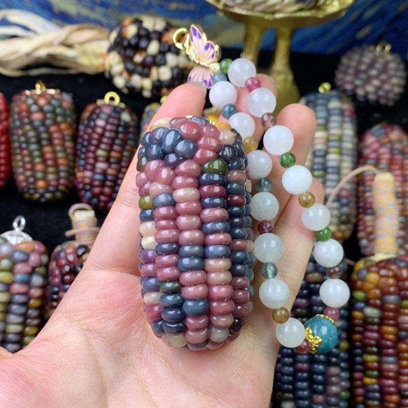 Jewel Corn DIY Charming Small Corn Ornament for Playful Fun