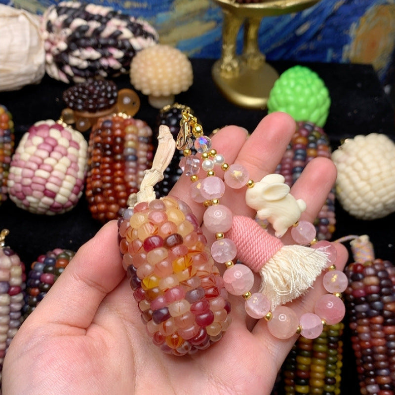 Jewel Corn DIY Charming Small Corn Ornament for Playful Fun