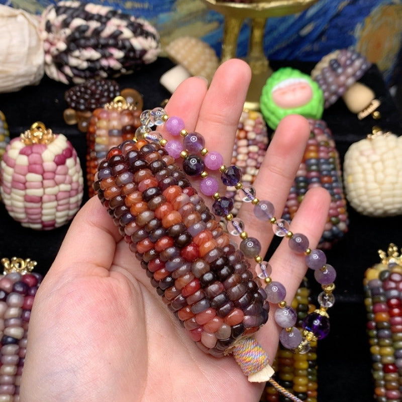 Jewel Corn DIY Charming Small Corn Ornament for Playful Fun